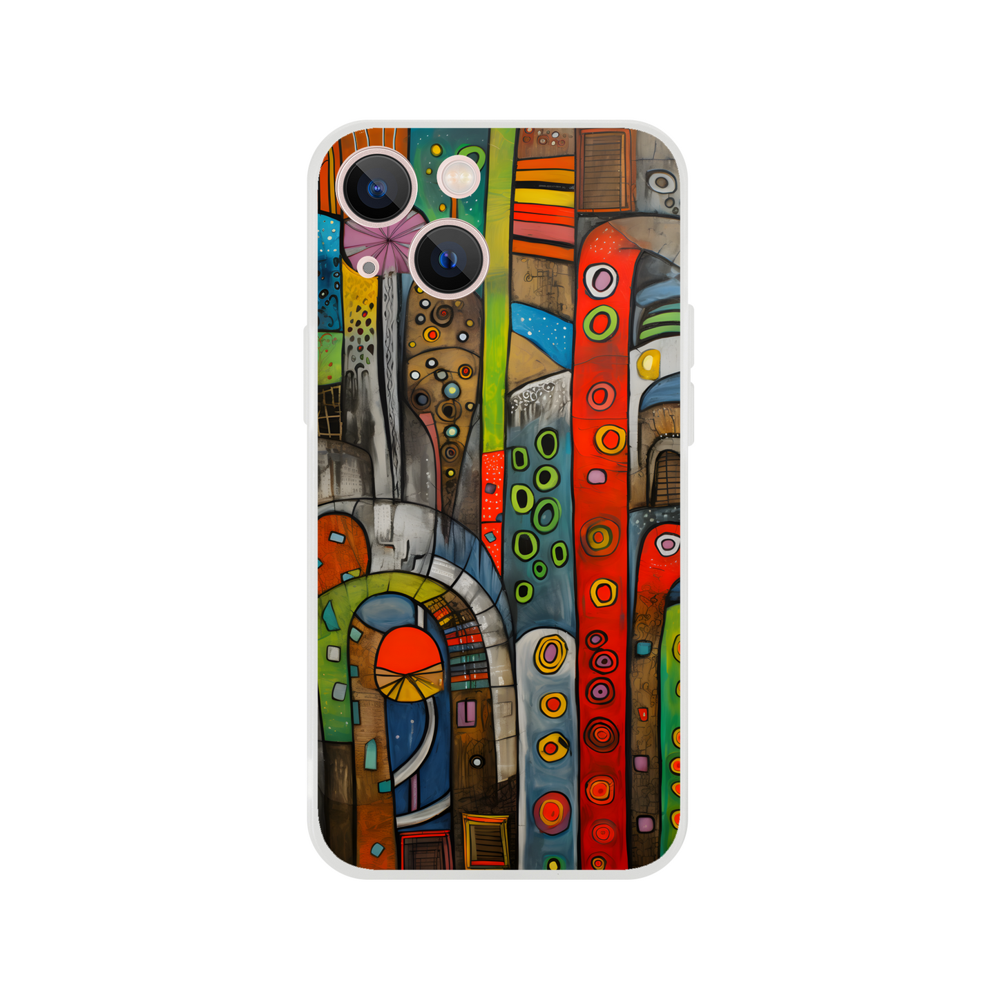 Hundertwasser style - Flexi case