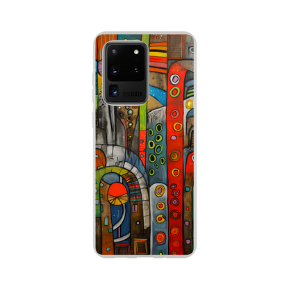 Hundertwasser style - Flexi case
