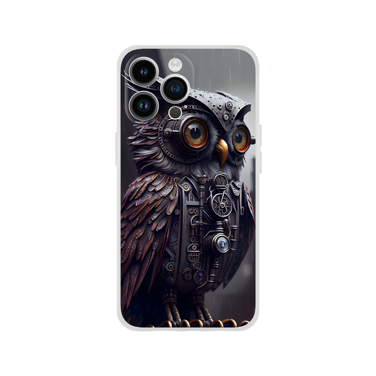 Steampunk owl - Flexi case