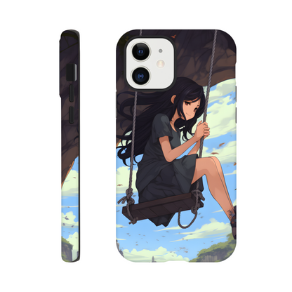 Manga girl on a swing - Tough case